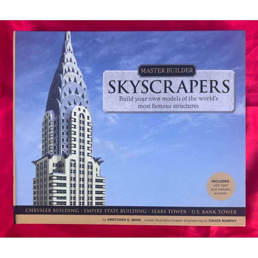 Master Builder: Skyscrapers Book Kit 2003 Thunder Bay Press w/ Punchouts